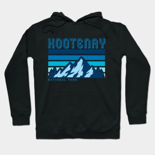 Kootenay national park retro vintage mountains Hoodie